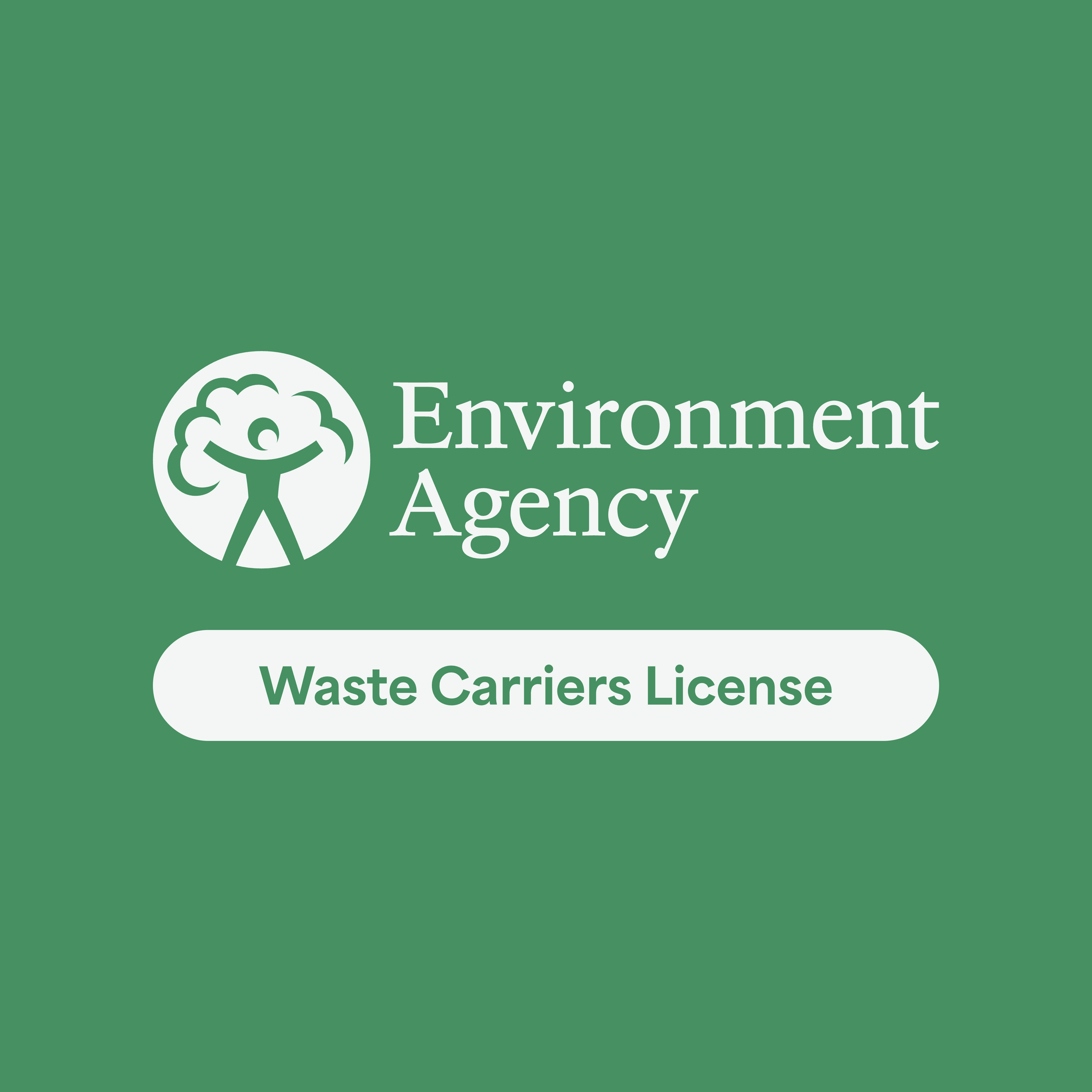Environment Agency Waste Carriers Licence